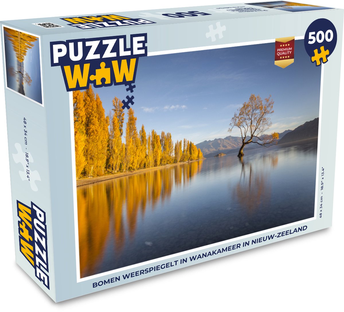 Puzzel Water - Boom - Meer - Legpuzzel - Puzzel 500 stukjes