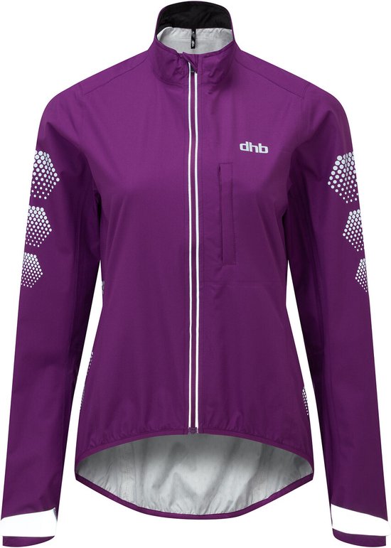dhb Flashlight Waterproof Jacket Women, violet