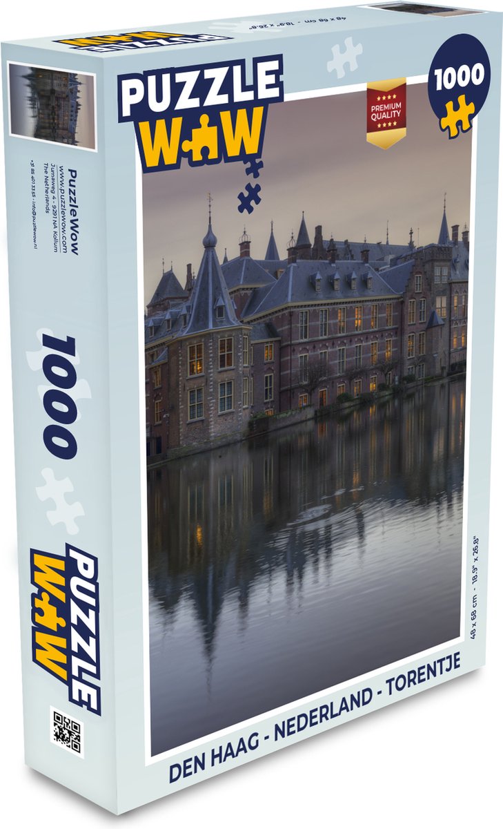 Puzzel Den Haag - Nederland - Torentje - Legpuzzel - Puzzel 1000 stukjes volwassenen - PuzzleWow
