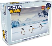 Puzzel Drie pinguïns - Legpuzzel - Puzzel 500 stukjes