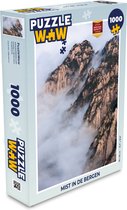Puzzel Mist in de bergen - Legpuzzel - Puzzel 1000 stukjes volwassenen
