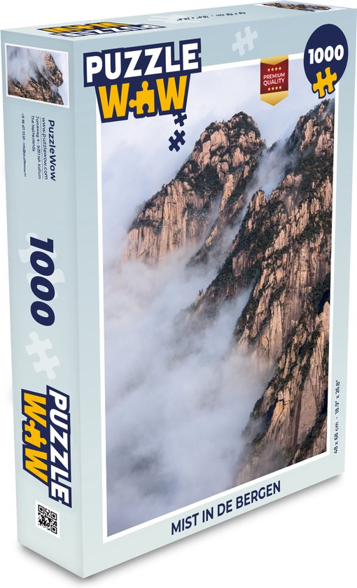 uitbreiden Gevoel Crimineel Puzzel Mist in de bergen - Legpuzzel - Puzzel 1000 stukjes volwassenen |  bol.com