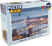 Puzzel Boedapest - Kettingbrug - Skyline - Legpuzzel - Puzzel 500 stukjes