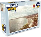 Puzzel Kust - Nice - Frankrijk - Legpuzzel - Puzzel 500 stukjes