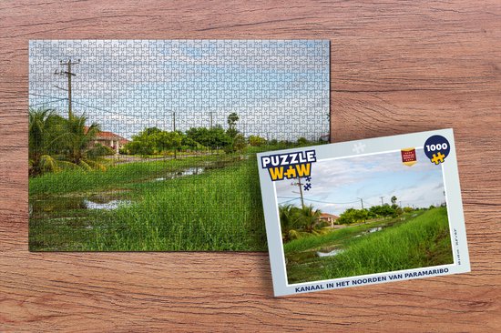 Puzzle Canal au nord de Paramaribo - Puzzle - Puzzle 1000 pièces pour adultes