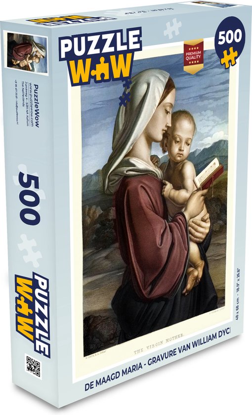 Puzzle La Vierge Marie - Gravure de William Dyce - Puzzle - Puzzle 500  pièces -... | bol.com