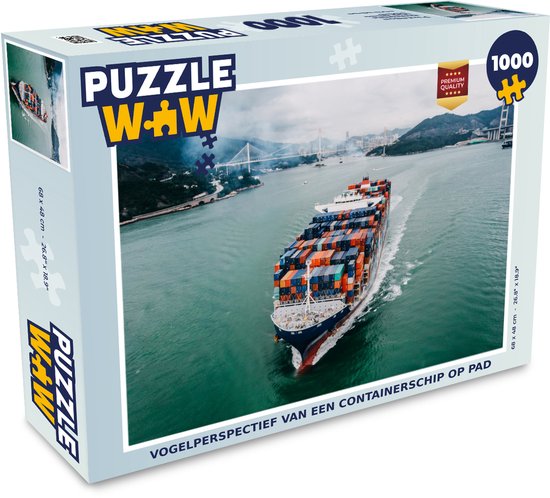 Puzzel een containerschip op pad - Legpuzzel - Puzzel 1000 stukjes  volwassenen | bol.com