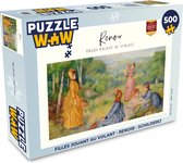 Puzzel Filles Jouant au volant - Renoir - Schilderij - Legpuzzel - Puzzel 500 stukjes