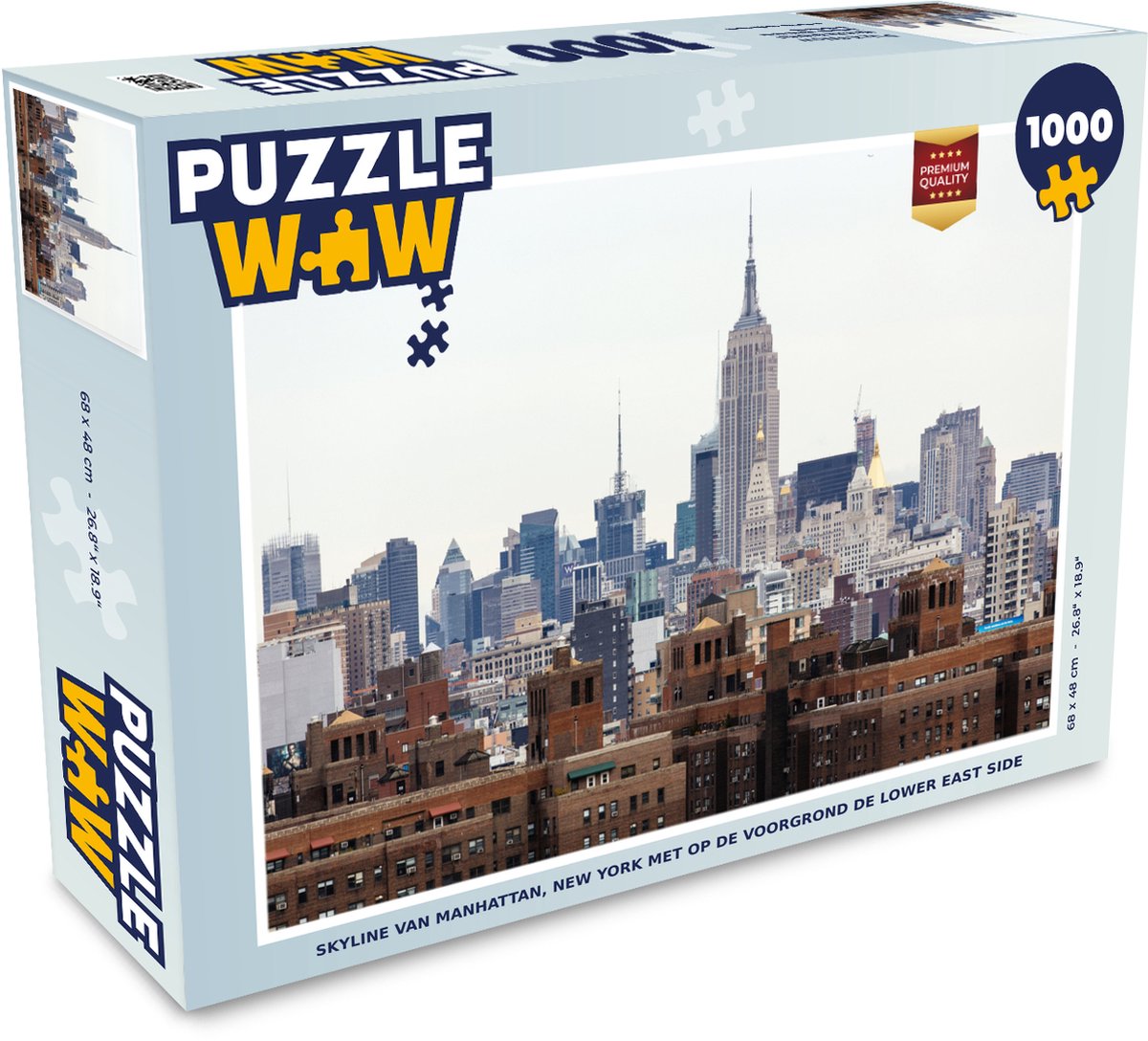 Puzzle 3D - Boite de Rangement : Skyline