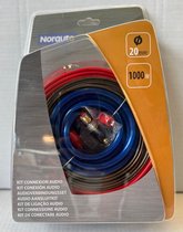 NorAuto - Versterker / Audio aansluitkit - 20mm2 kabelset compleet met luidsprekerdraad