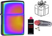 Geschenkset Zippo- ZIPPO met ZIPPO BENZINE en Vuursteentjes-uniek cadeau