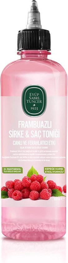 Eyup Sabri Tuncer Himbeeressig & Haarwasser 500 Ml - Für Glänzendes, Entwirrtes Haar - Parabenfrei