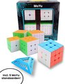 Afbeelding van het spelletje Puzzelkubus – 2x2, 3x3, 4x4, 5x5 - Extra 3x3 Puzzelkubus-  MoYu Speed Cube – Gratis 5x cubestands
