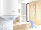 Tesy 80ltr, 1200W/2400W, 230V boiler met antikalk systeem en instelbaar vermogen, dik model