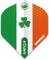 WINMAU - Mega Standard Ireland Dartvluchten - 1 set per pakket van elke flight (3 Dartvluchten in totaal)