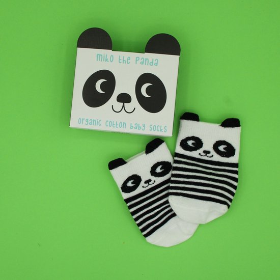 vrolijke sokjes Panda 0 tot 3 maanden