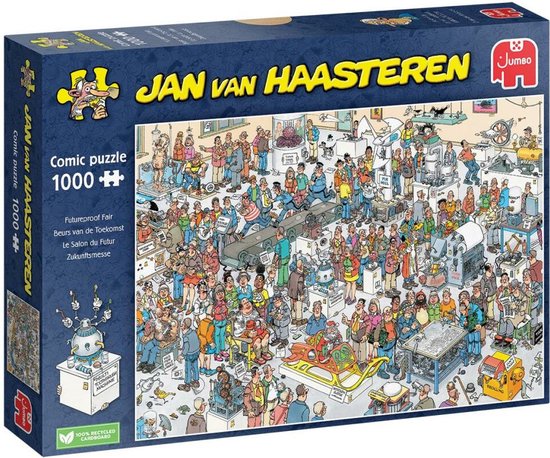 Afbeelding van Jan van Haasteren Beurs van de Toekomst 1000 stukjes - Legpuzzel speelgoed