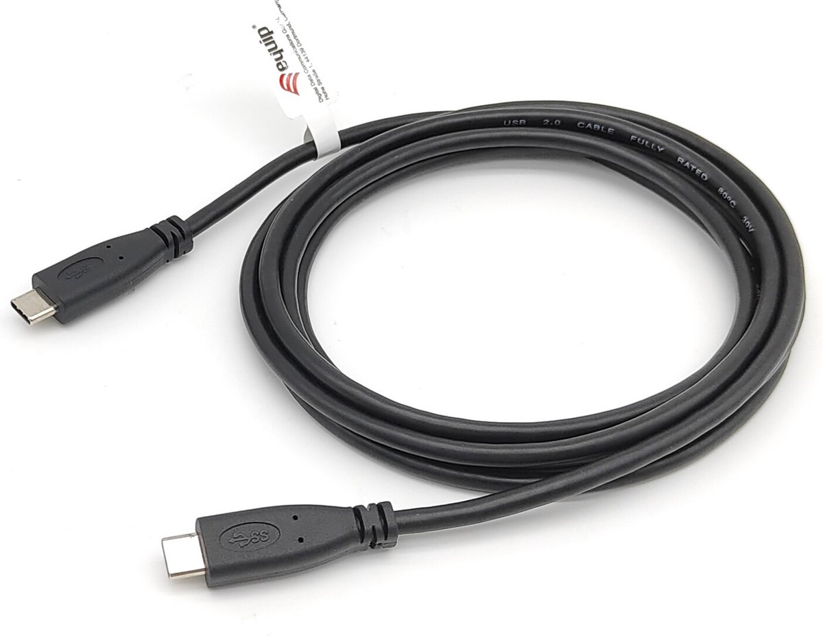 Equip 128888 USB-kabel 3 m USB 2.0 USB C Zwart