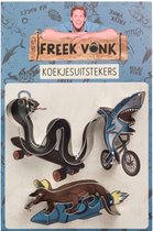 Freek Vonk | 3 Uitsteekvormen koekjes / koekvormen dieren / bakvorm
