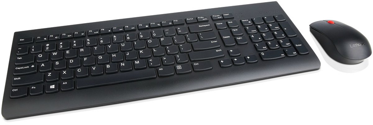 Lenovo 4X30M39458 toetsenbord RF Draadloos Amerikaans Engels Zwart