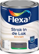 Flexa Strak in de Lak - Binnenlak - Mat - Dark Tulip - 750 ml