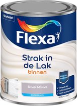 Flexa Strak in de Lak - Binnenlak - Zijdeglans - Silver Mauve - 750 ml
