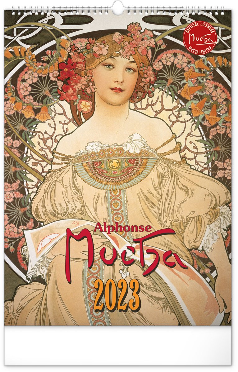Alphonse Mucha Kalender 2023  bol.com