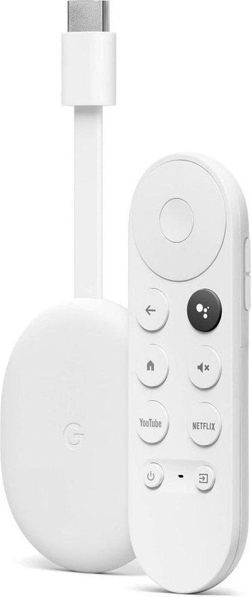 Google Chromecast avec Google TV - Lecteur multimédia - 2K HD - Wifi - Wit