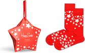 Happy Socks giftbox sokken kerstbal - rood - 36-40