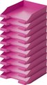 HAN brievenbak - standaard - A4 - plastic - roze - 10 stuks - HA-1027-X-56-D