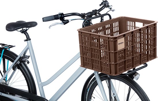 Basil Fietskrat L - Groot - 40 Liter - Bruin van Basil — afbeelding 5
