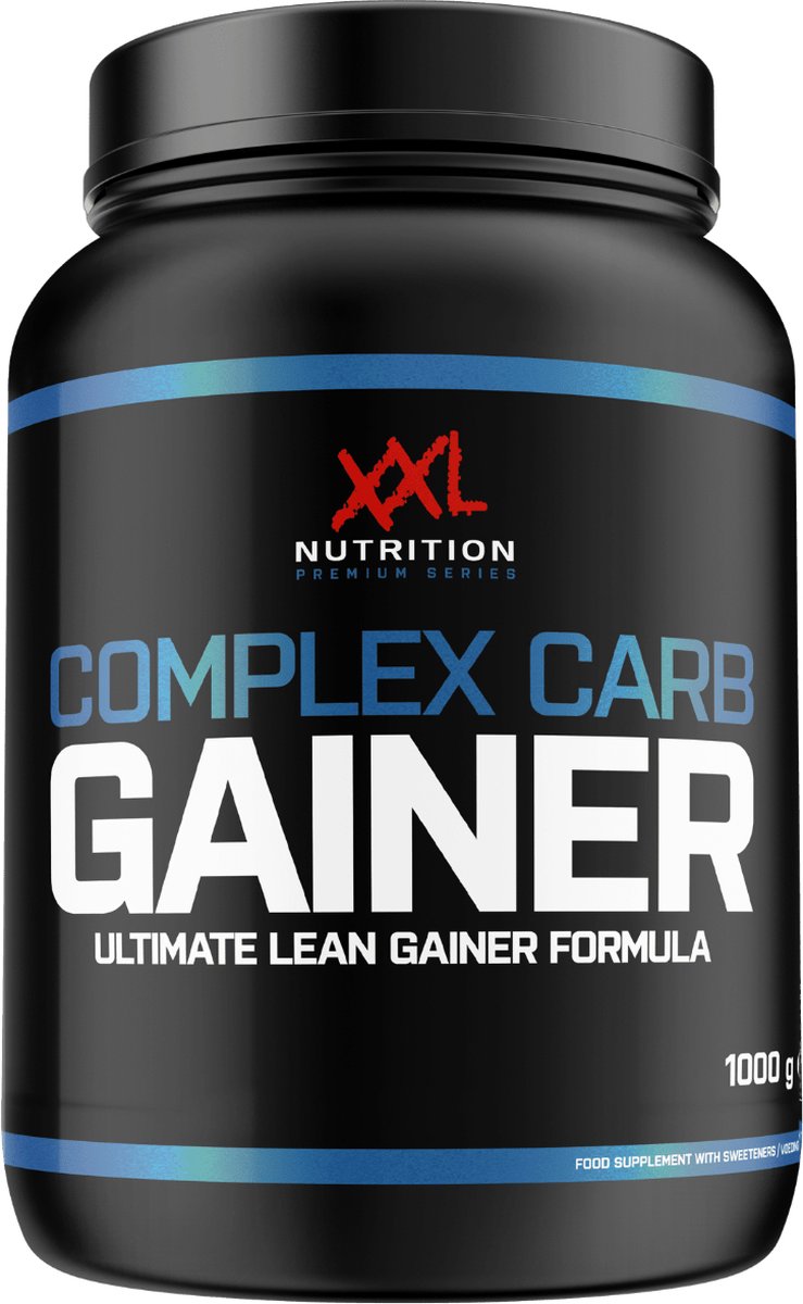 Goedkoopste XXL Nutrition - Complex Carb Gainer - Maaltijdvervanger, Weight Gainer, Shake Spiergroei & Herstel - Vanille - 1000 Gram
