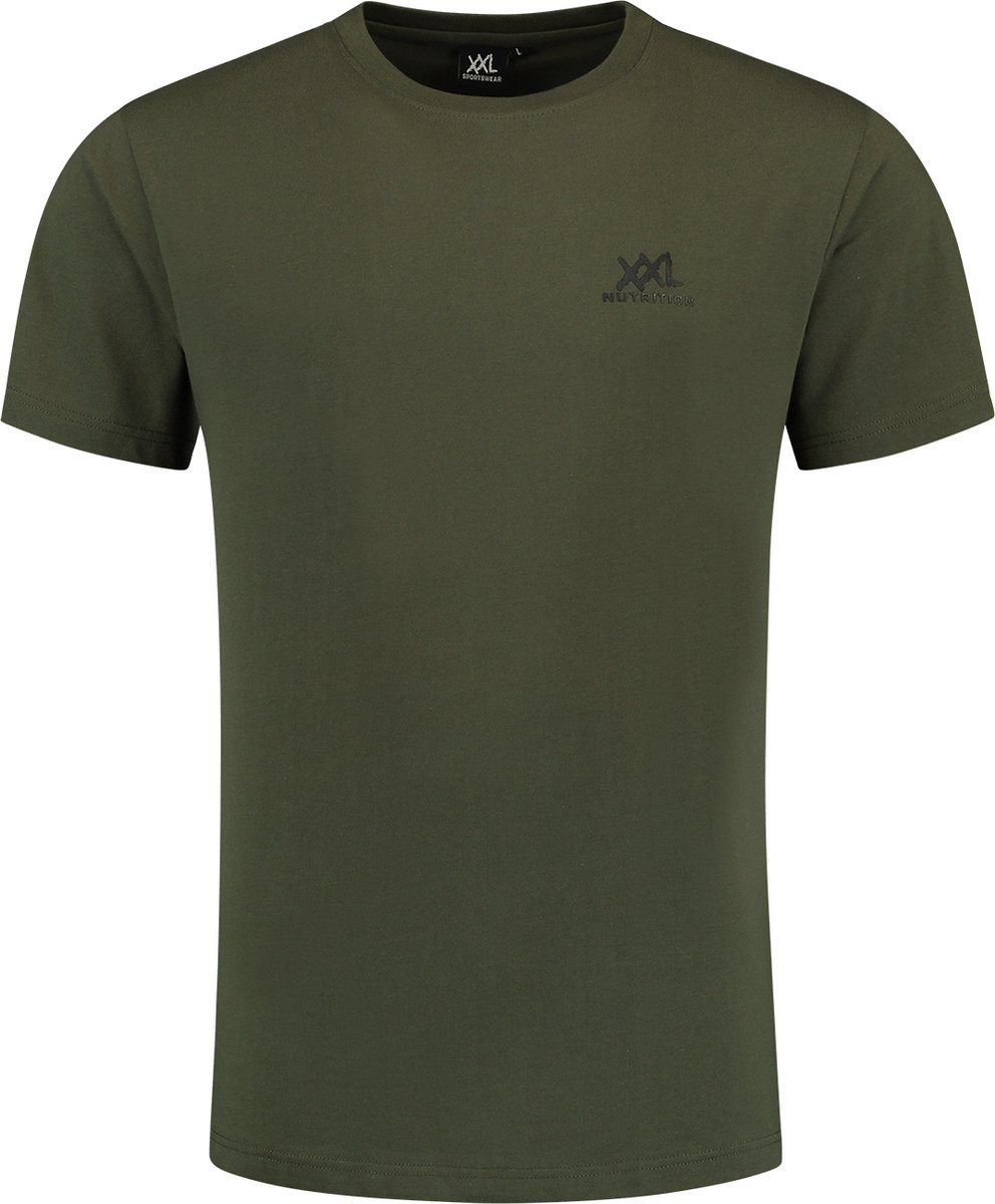 Front Logo T-shirt - Dark Green-L
