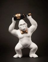 BLOGO The Mario Collection “Gorilla Medium White” Polynesië Decoratie Handgemaakt W 23,8 x H 37,0 cm