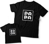 Matching shirts Vader & Zoon | Zoon & Papa | Papa maat M & Zoon maat 80