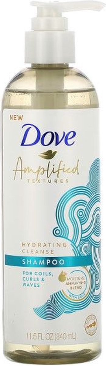 Dove Amplified Textures Hydrating Shampoo 340ml