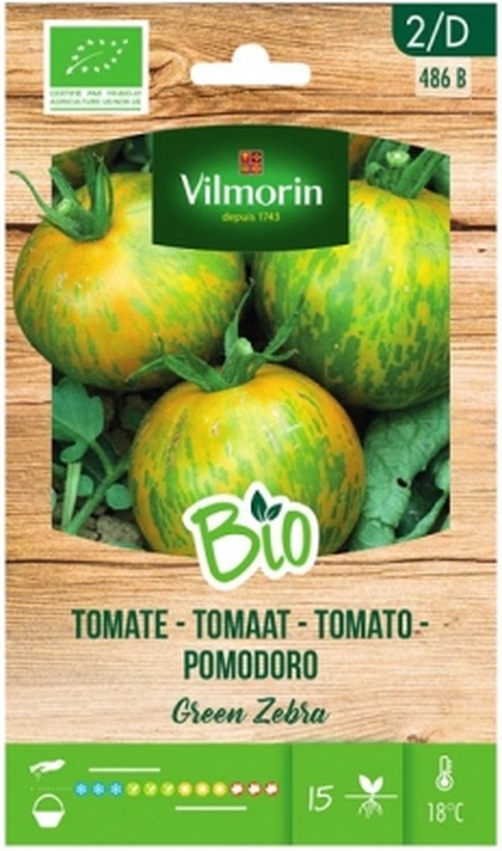 Vilmorin - Tomat Green zebra BIO - V486B
