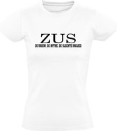 Zus, De Vrouw, De Mythe, De Slechte Invloed Dames T-shirt | Familie | Moeder | Mama | Kind | Baby | Shirt