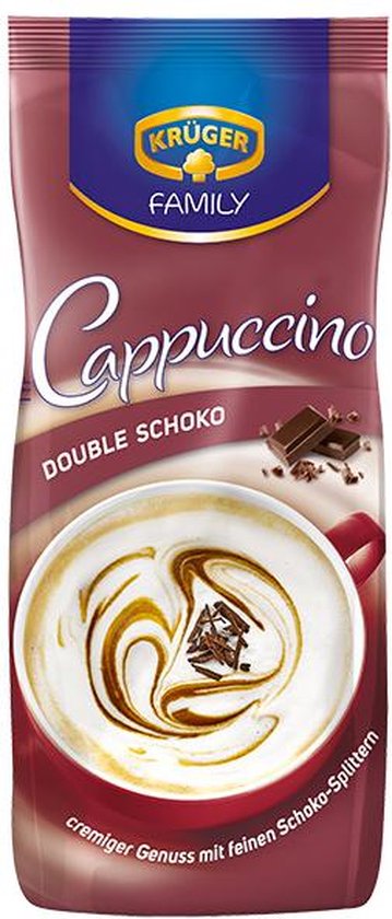 Kruger family cappuccino double-schoko zak - 12 x 500G