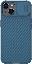 Telefoonhoesje geschikt voor Apple iPhone 14 Pro Max - Nillkin CamShield Pro Case - Blauw