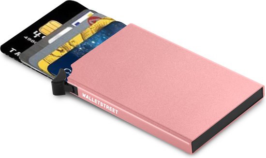 Walletstreet Pasjeshouder 7 pasjes Portemonnee, creditcardhouder Met RFID Technologie – Roze