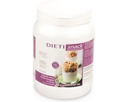 Dietisnack | Muesli | Rode Vruchten | Voordeelbus | 1 x 450 gram | Koolhydraatarm eten doe je zó!