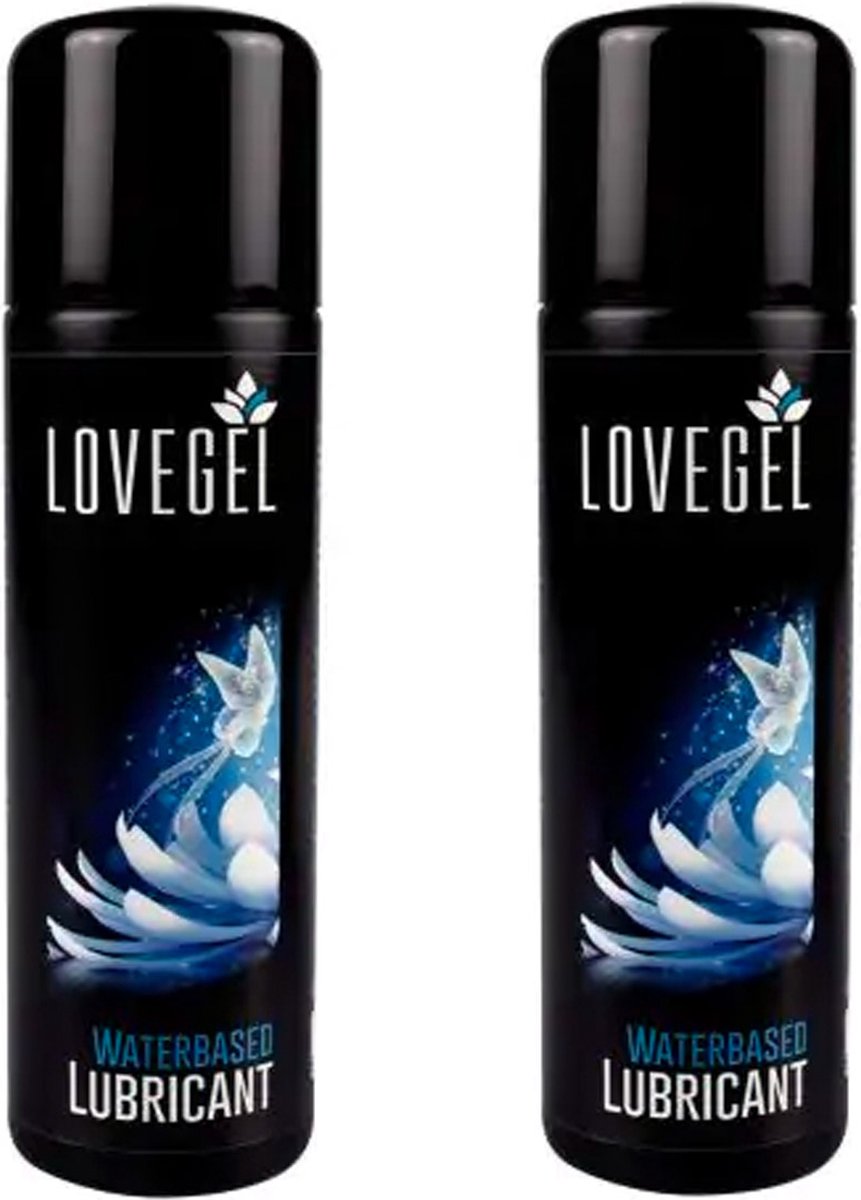 Goedkoopste Lovegel - Glijmiddel op waterbasis - Anaal - Vagina - 250 ml - 2 Stuks