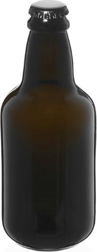 Laag zich zorgen maken Terug kijken Ornina - 330ml antiekgroene bierfles "Era" kroonkurk zwart - lege bier fles  - glazen -... | bol.com