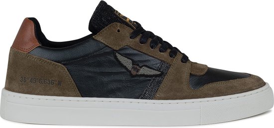 PME Legend Fletchman Lage sneakers - Leren Sneaker - Heren - Groen - Maat 44