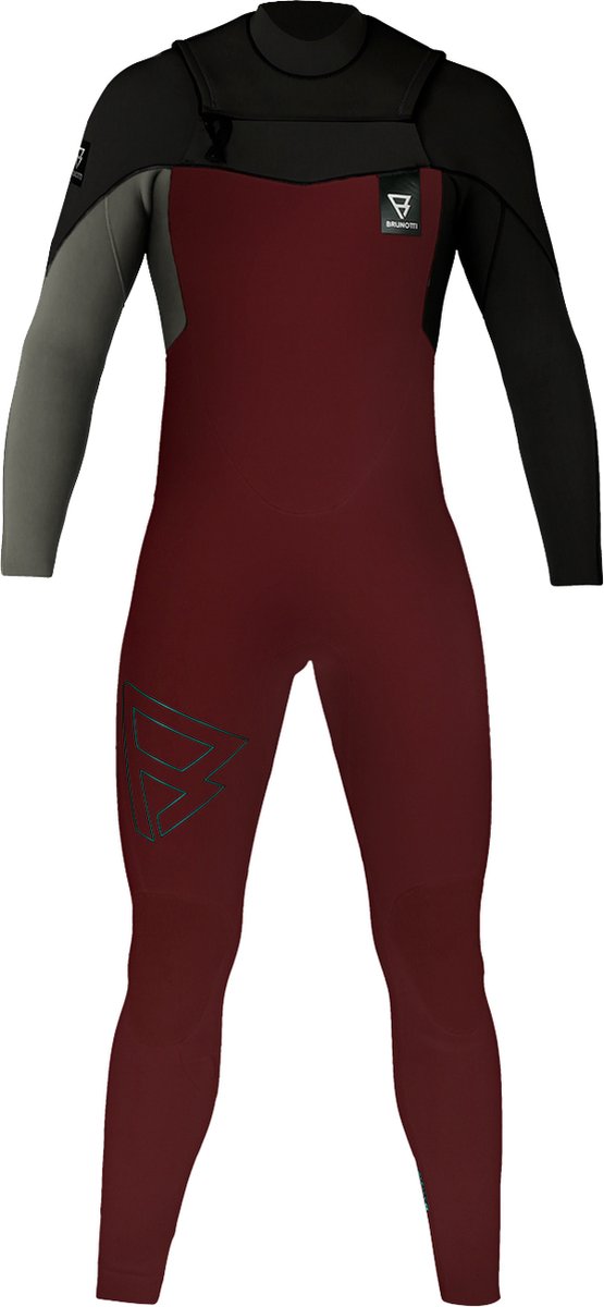 Brunotti - Radiance Wetsuit Heren - Fullsuit 5/3mm - Rood - M