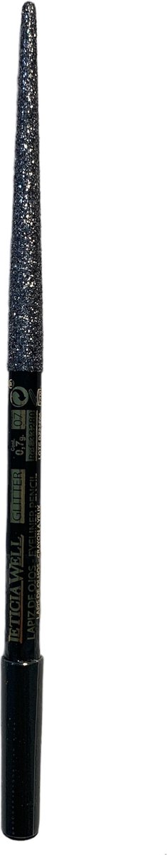 Leticia Well - Glitter Oogschaduw Eyeliner Potlood - Zilver Glitter - Nummer 07 - 1 stuks