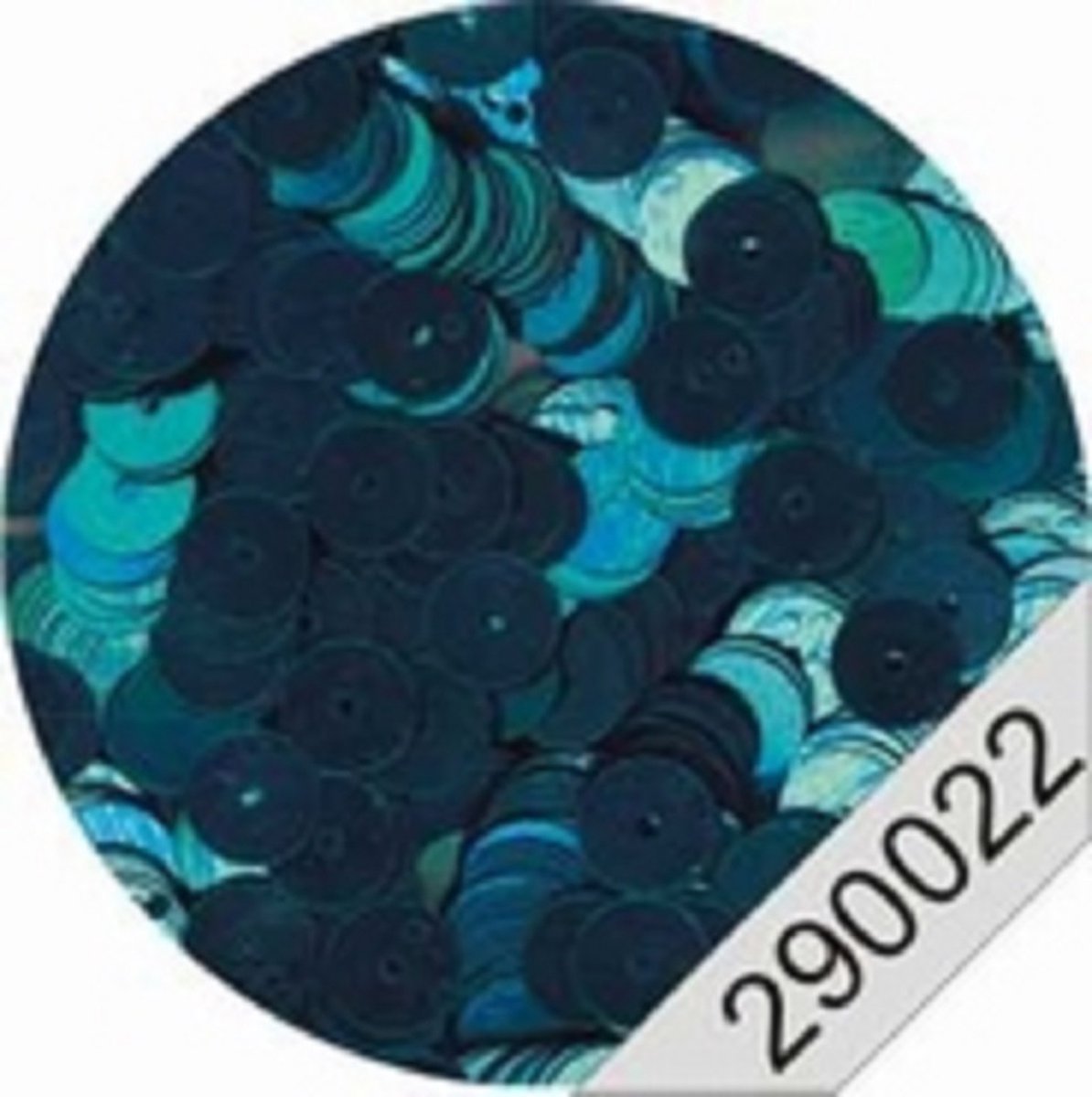 Pailletten turquoise