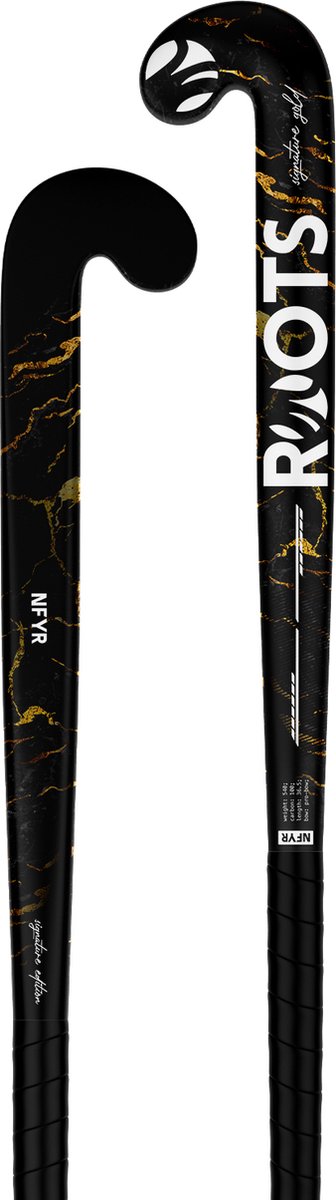Roots Hockeystick Signature 100 Series Pro-bow zwart/amber 36,5