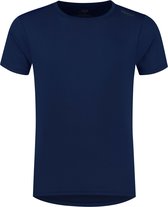 Rogelli Promo Sportshirt - Korte Mouwen - Heren - Donkerblauw - Maat S